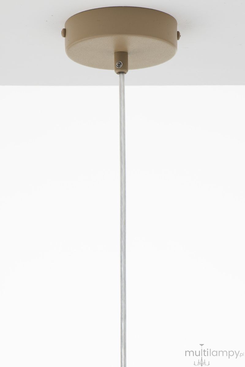 Vitrum Koło D27 lampa wisząca 1xE27 beżowa 41546