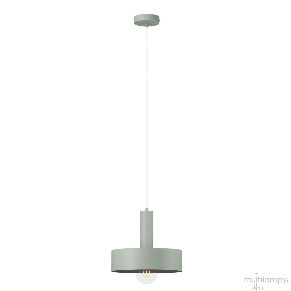 Vitrum Koło D27 lampa wisząca 1xE27 szałwia 41547