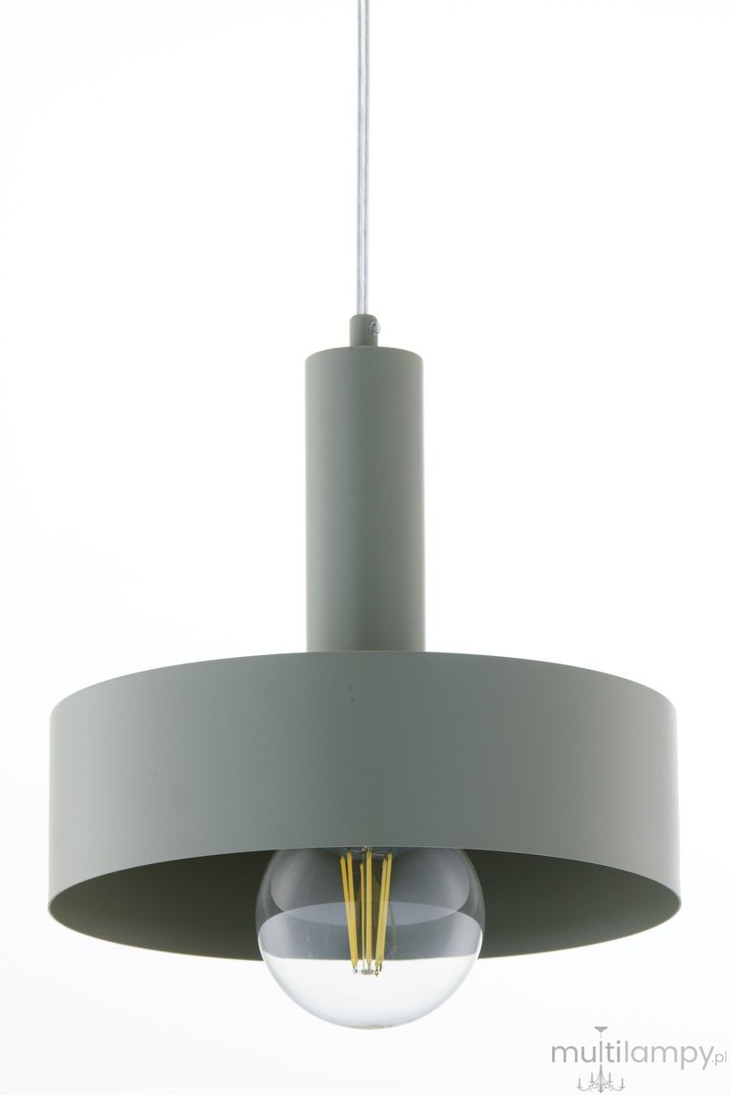 Vitrum Koło D27 lampa wisząca 1xE27 szałwia 41547