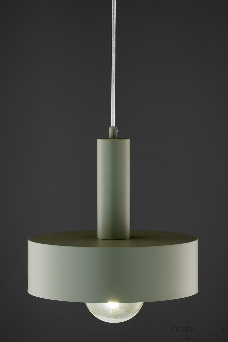 Vitrum Koło D27 lampa wisząca 1xE27 szałwia 41547