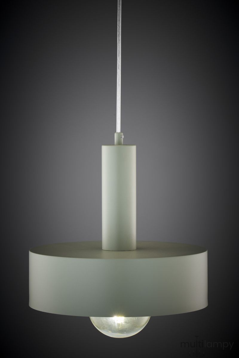 Vitrum Koło D27 lampa wisząca 1xE27 szałwia 41547