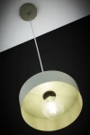 Vitrum Koło D27 lampa wisząca 1xE27 szałwia 41547