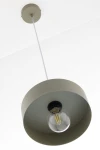 Vitrum Koło D27 lampa wisząca 1xE27 szałwia 41547