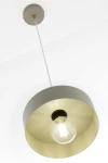 Vitrum Koło D27 lampa wisząca 1xE27 szałwia 41547