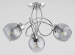 Hossa Glass lampa sufitowa 3xE27 chrom 62609