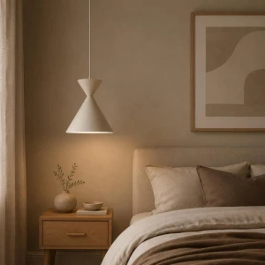Entori lampa wisząca E27 beżowa 61680