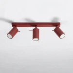 Ring lampa sufitowa spot 3xGU10 burgund SL.2161