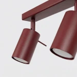 Ring lampa sufitowa spot 4xGU10 burgund SL.2163