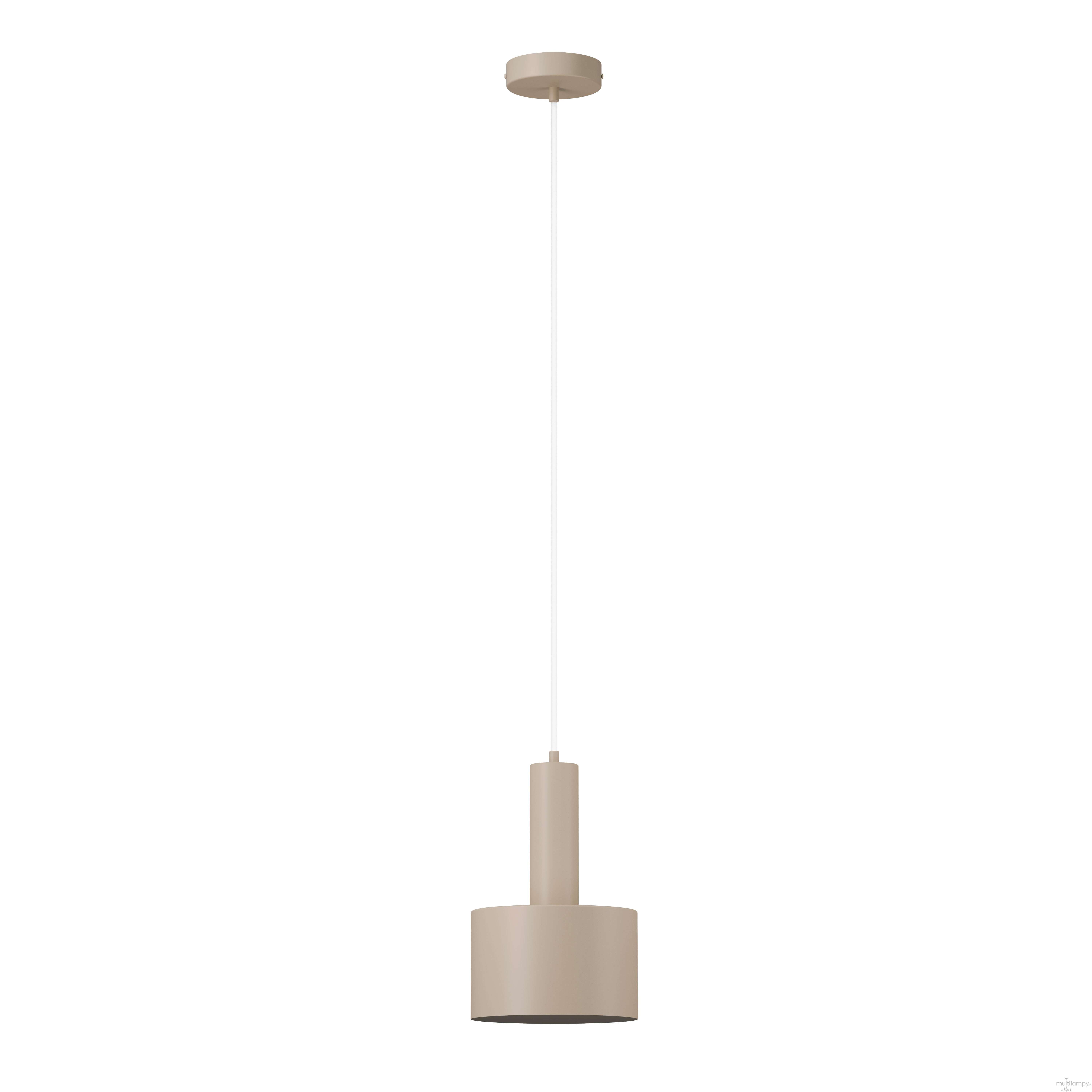 Vitrum Walec D17 lampa wisząca 1xE27 beżowa 41552