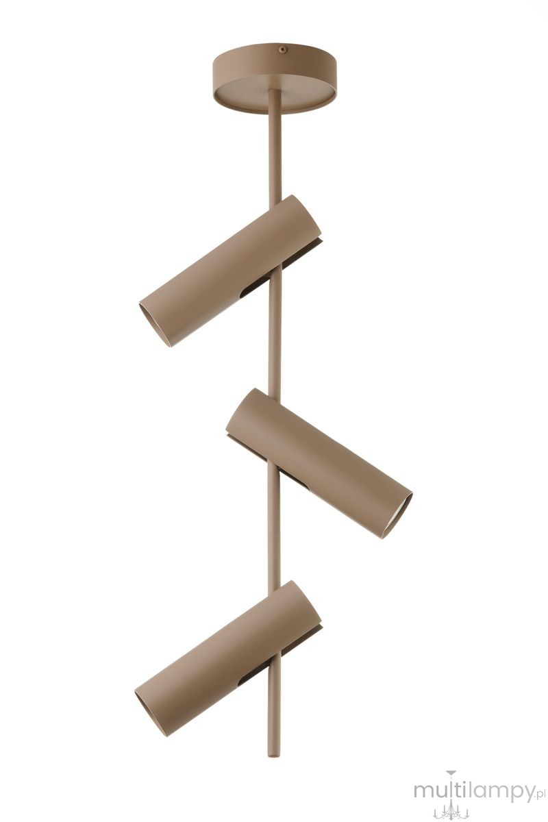 Leda lampa wisząca 3xGU10 beżowa 41758