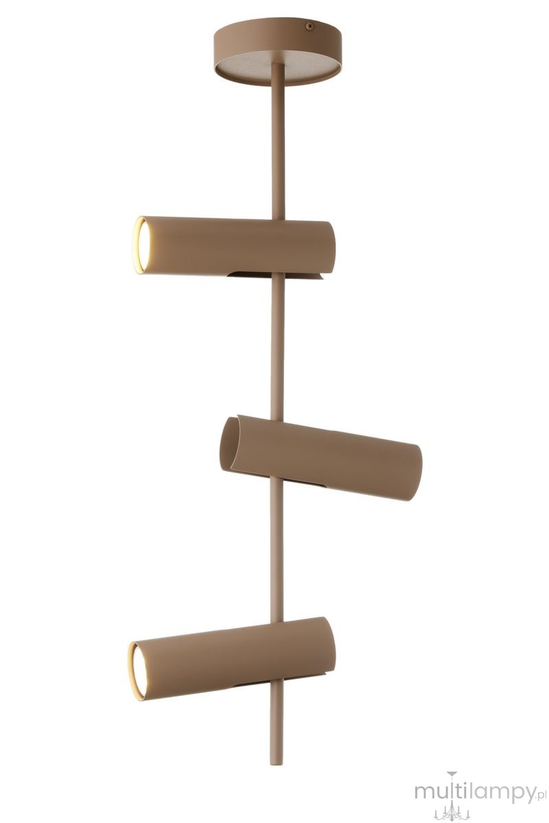 Leda lampa wisząca 3xGU10 beżowa 41758