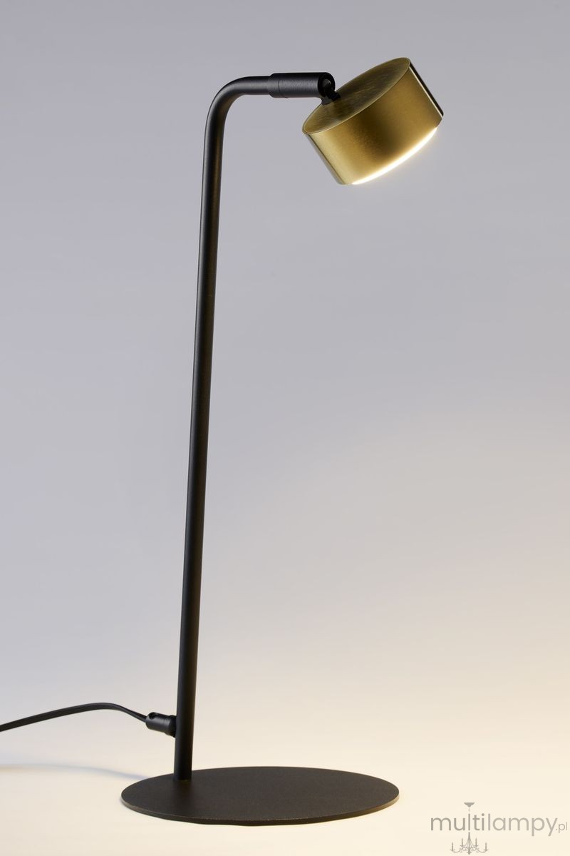 Bar lampa stołowa 1xGX53 czarna/złota 41709