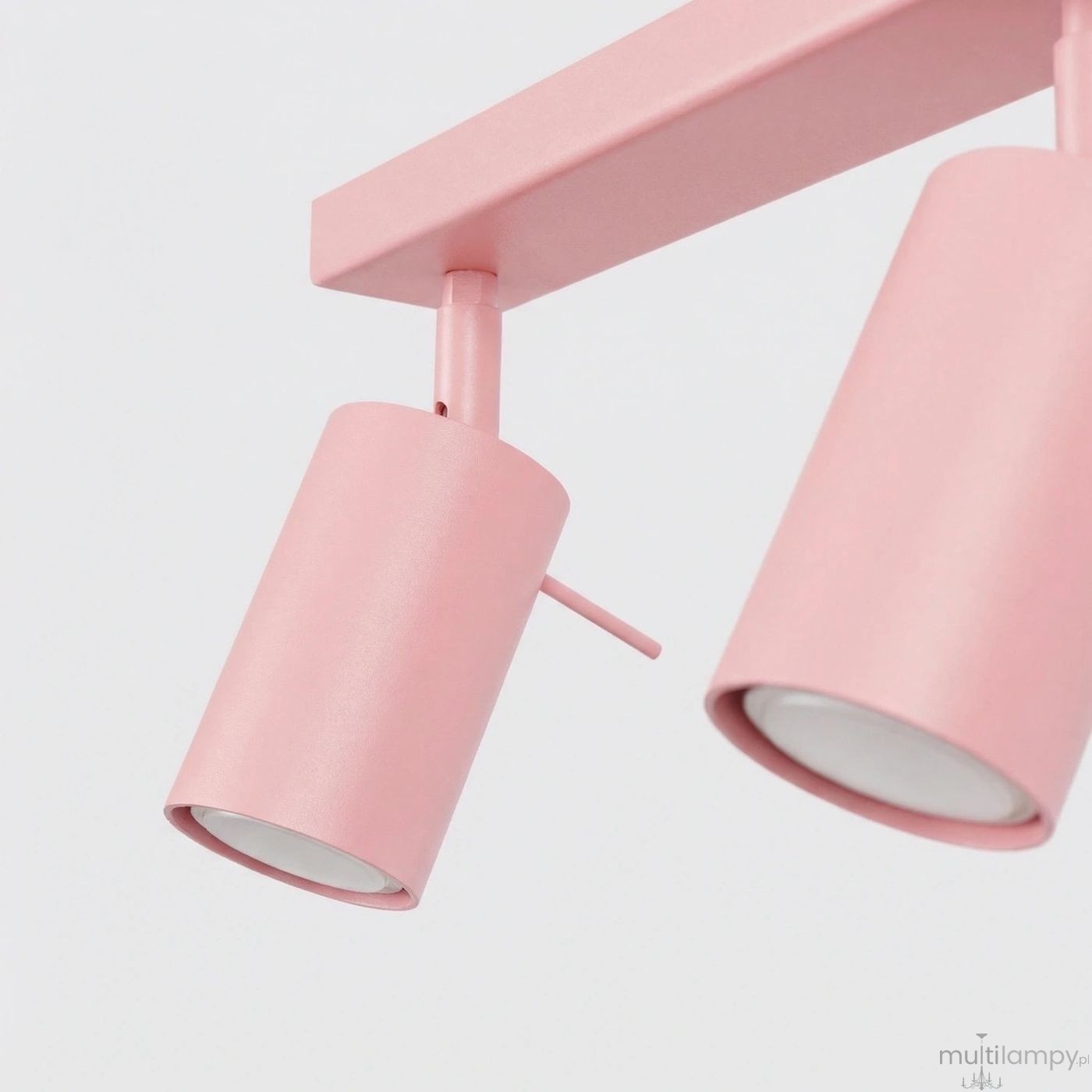 Ring lampa sufitowa spot 4xGU10 różowa SL.2175