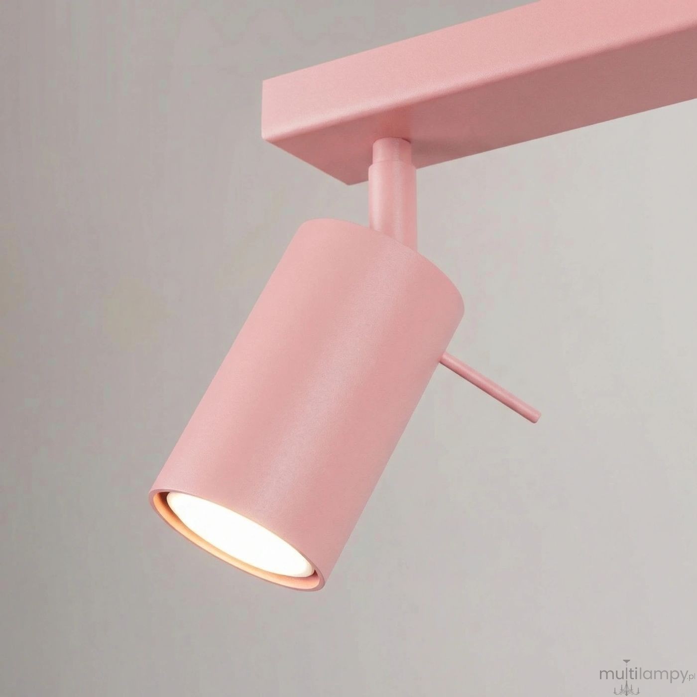 Ring lampa sufitowa spot 4xGU10 różowa SL.2175