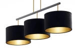 Marii lampa wisząca 3xE27 czarna/złota 41836
