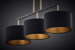 Marii lampa wisząca 3xE27 czarna/złota 41836