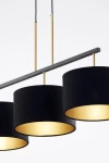 Marii lampa wisząca 3xE27 czarna/złota 41836
