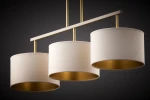 Marii lampa wisząca 3xE27 beżowa/złota 41839