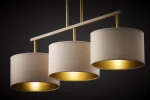 Marii lampa wisząca 3xE27 beżowa/złota 41839