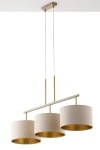 Marii lampa wisząca 3xE27 beżowa/złota 41839