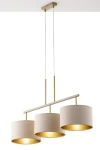 Marii lampa wisząca 3xE27 beżowa/złota 41839