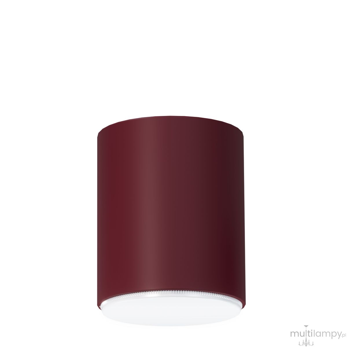 Tubo H9,5 lampa sufitowa 1xGX53 bordowa 41592