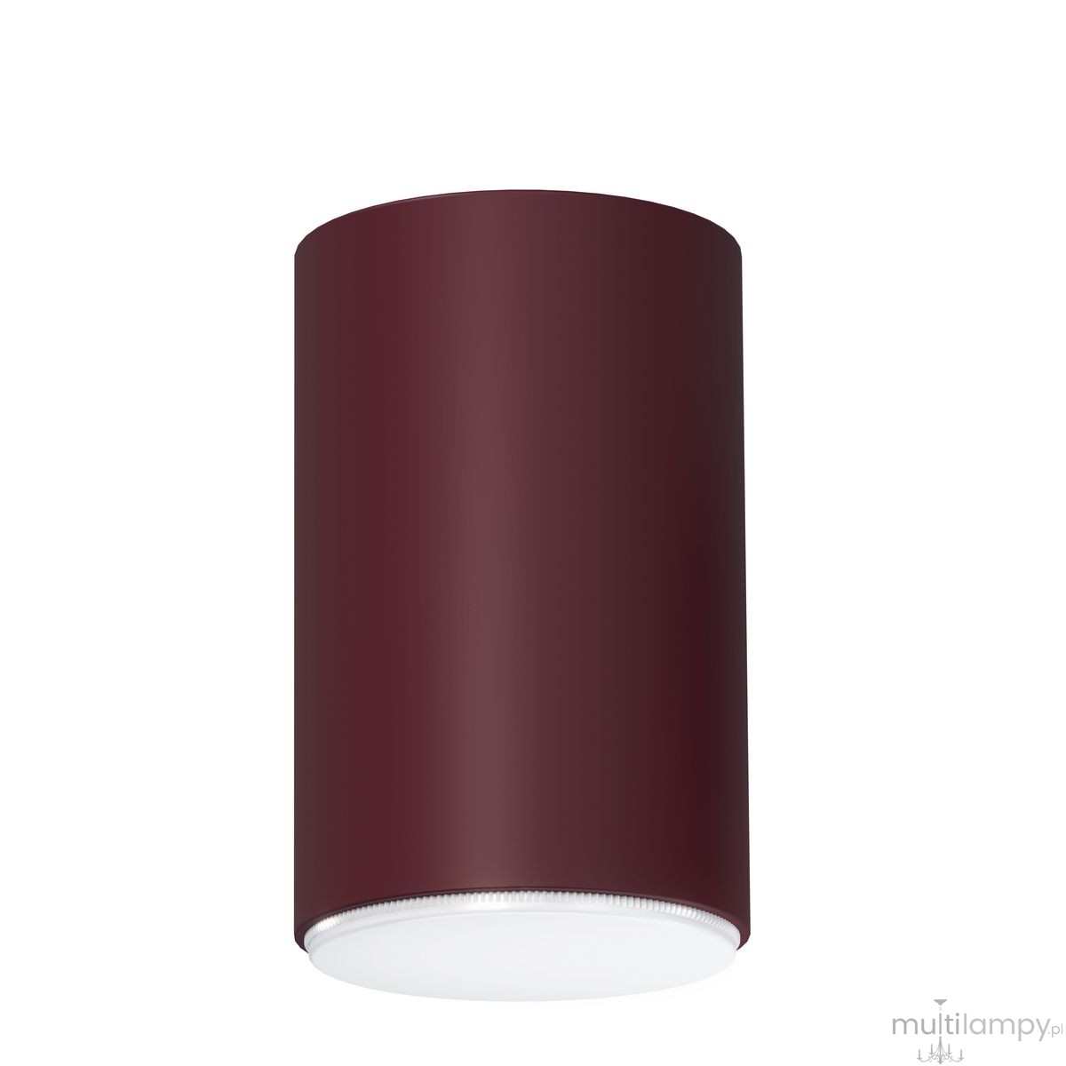 Tubo H12,5 lampa sufitowa 1xGX53 bordowa 41594