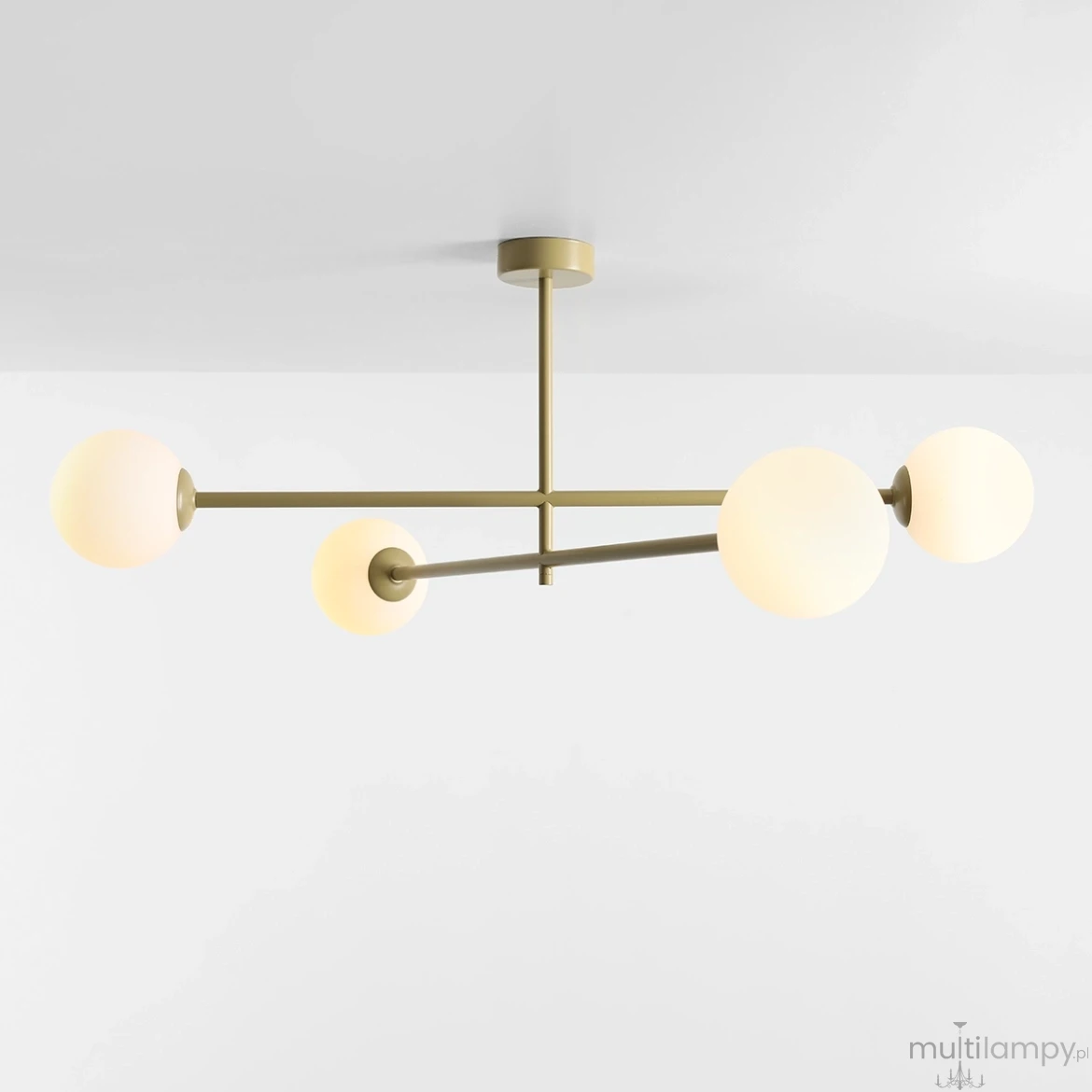 Pinne lampa sufitowa 4xE14 pistacjowa 1080PL_L12