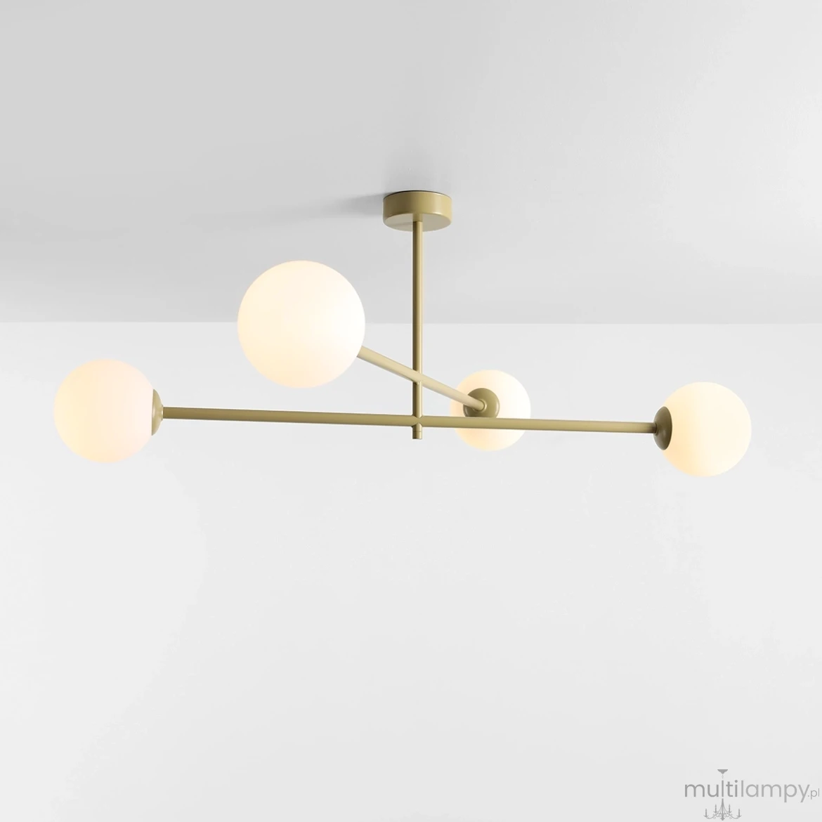 Pinne lampa sufitowa 4xE14 pistacjowa 1080PL_L12