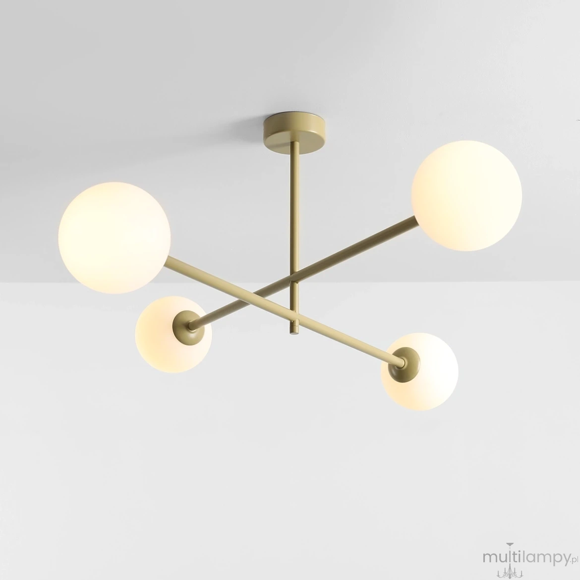 Pinne lampa sufitowa 4xE14 pistacjowa 1080PL_L12