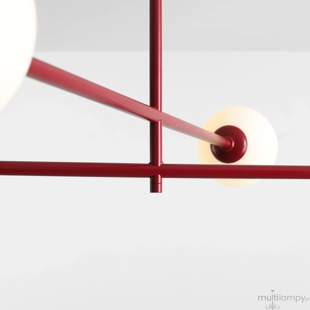 Pinne Red Wine lampa sufitowa 4xE14 czerwona 1080PL_L15