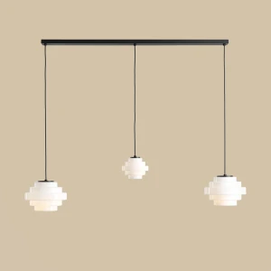 Filo lampa wisząca retro 3xE27 D14+D22 czarna
