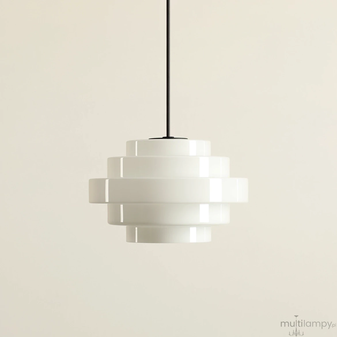 Filo lampa wisząca retro 3xE27 D14+D22 czarna