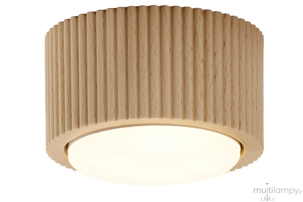 Tubo Wood H5 lampa sufitowa 1xGX53 buk 41670