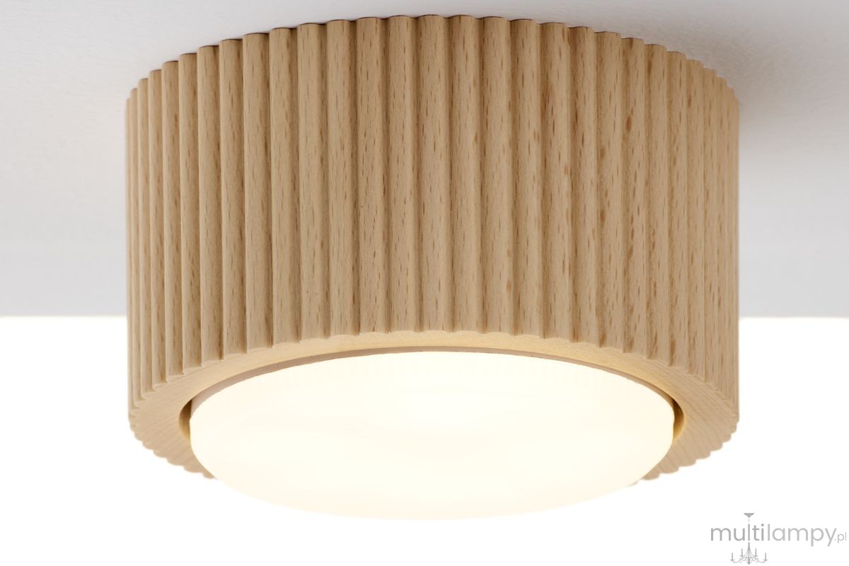 Tubo Wood H5 lampa sufitowa 1xGX53 buk 41670