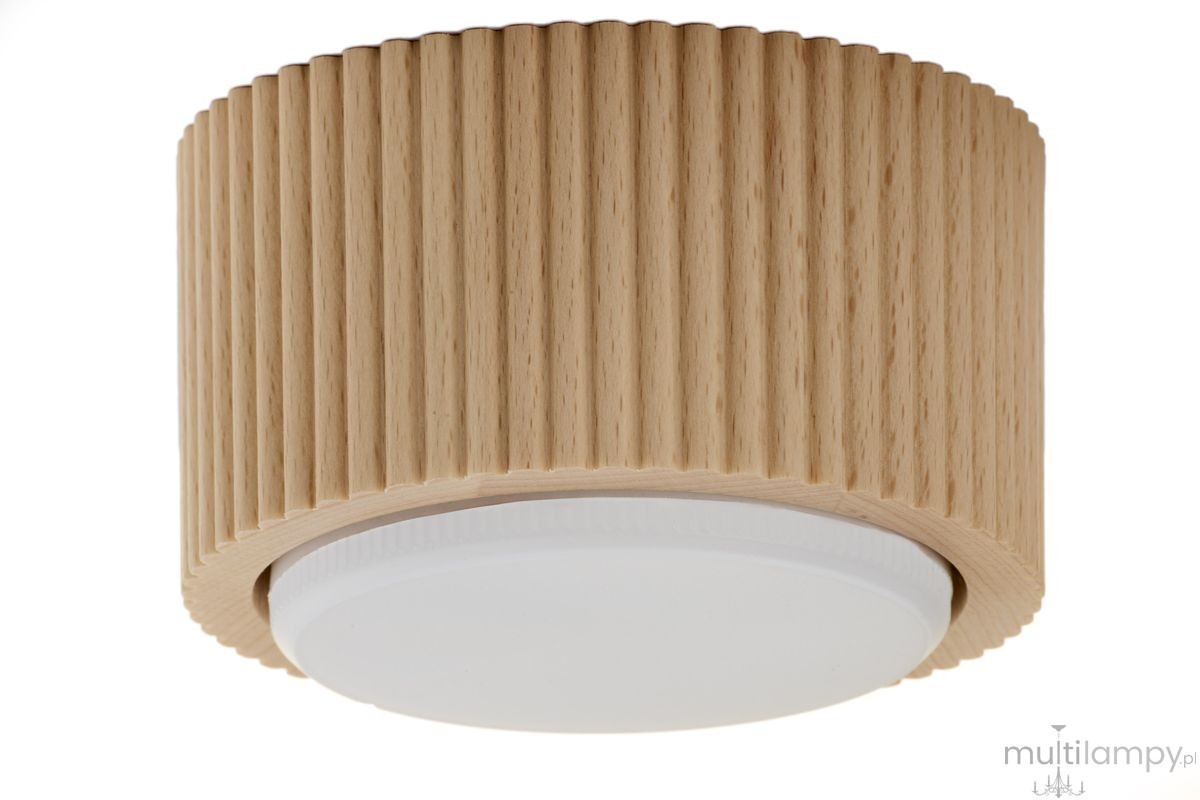 Tubo Wood H5 lampa sufitowa 1xGX53 buk 41670
