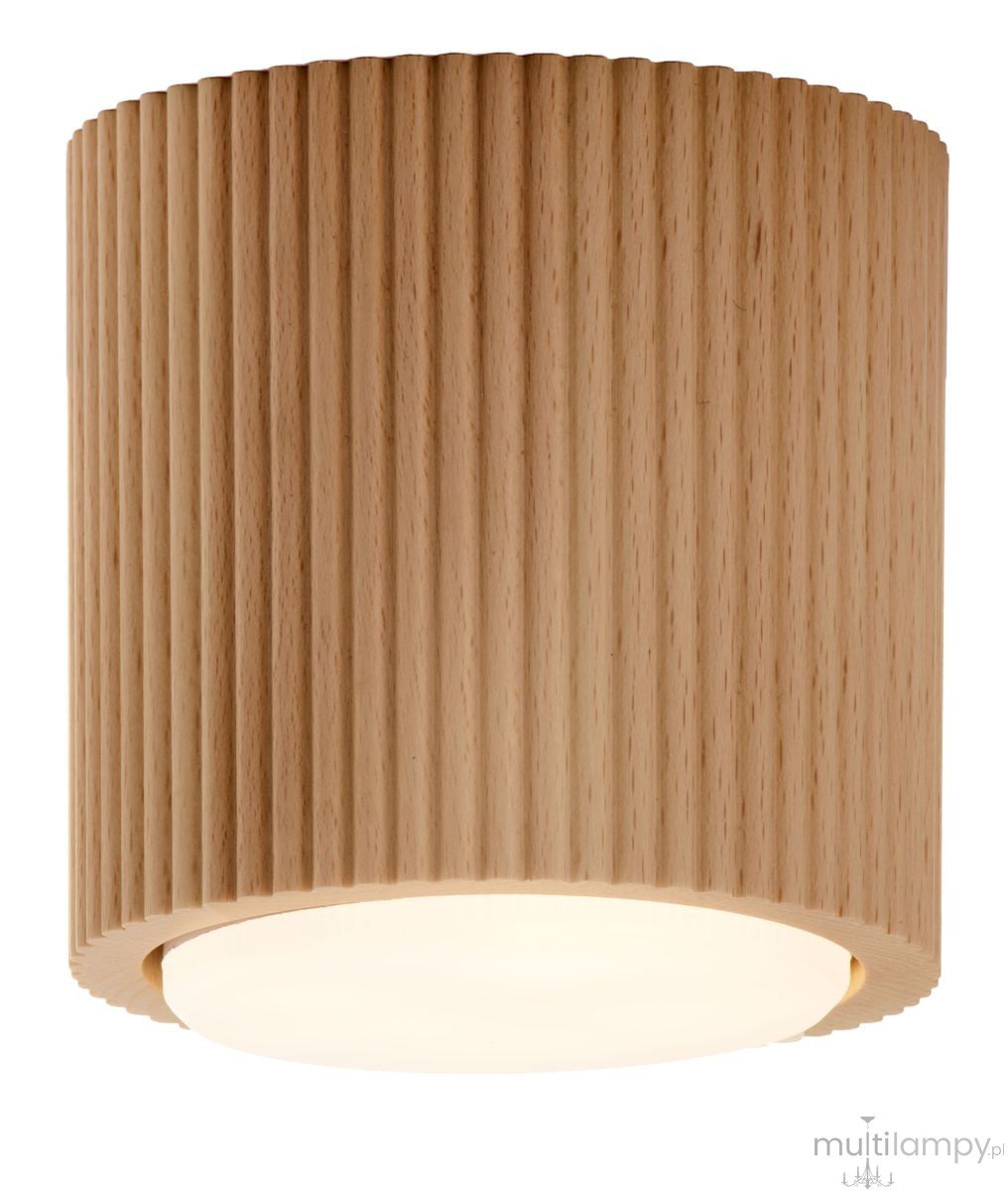 Tubo Wood H9 lampa sufitowa 1xGX53 buk 41671