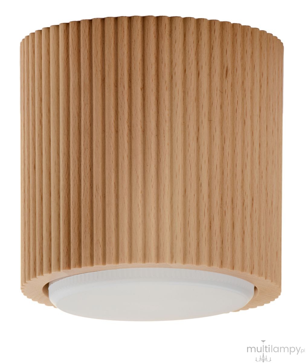 Tubo Wood H9 lampa sufitowa 1xGX53 buk 41671