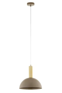 Vitrum Gold Kopuła D30 lampa wisząca 1xE27 beżowa/złota 41713