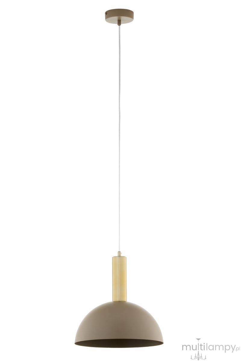 Vitrum Gold Kopuła D30 lampa wisząca 1xE27 beżowa/złota 41713