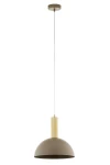 Vitrum Gold Kopuła D30 lampa wisząca 1xE27 beżowa/złota 41713