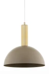 Vitrum Gold Kopuła D30 lampa wisząca 1xE27 beżowa/złota 41713
