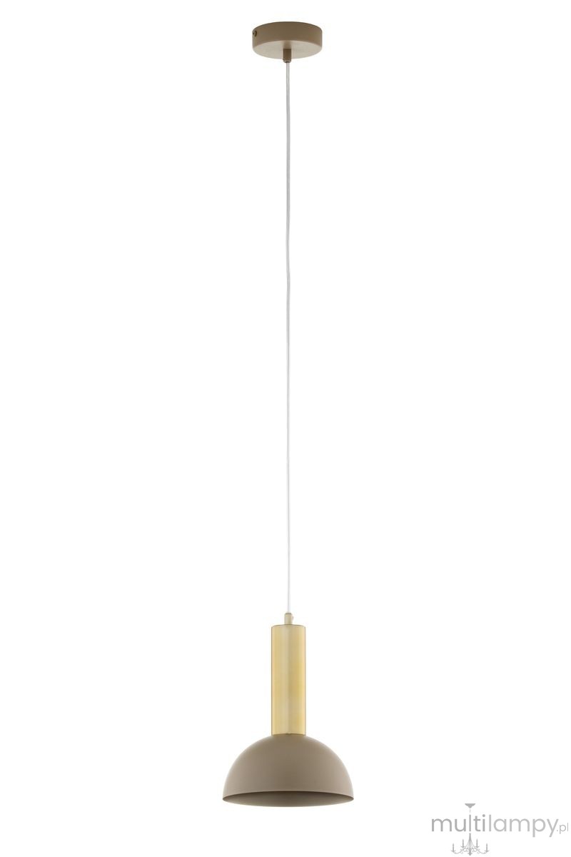 Vitrum Kopuła D19 lampa wisząca 1xE27 beżowa/złota 41714