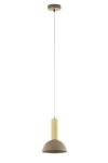 Vitrum Kopuła D19 lampa wisząca 1xE27 beżowa/złota 41714