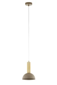 Vitrum Kopuła D19 lampa wisząca 1xE27 beżowa/złota 41714