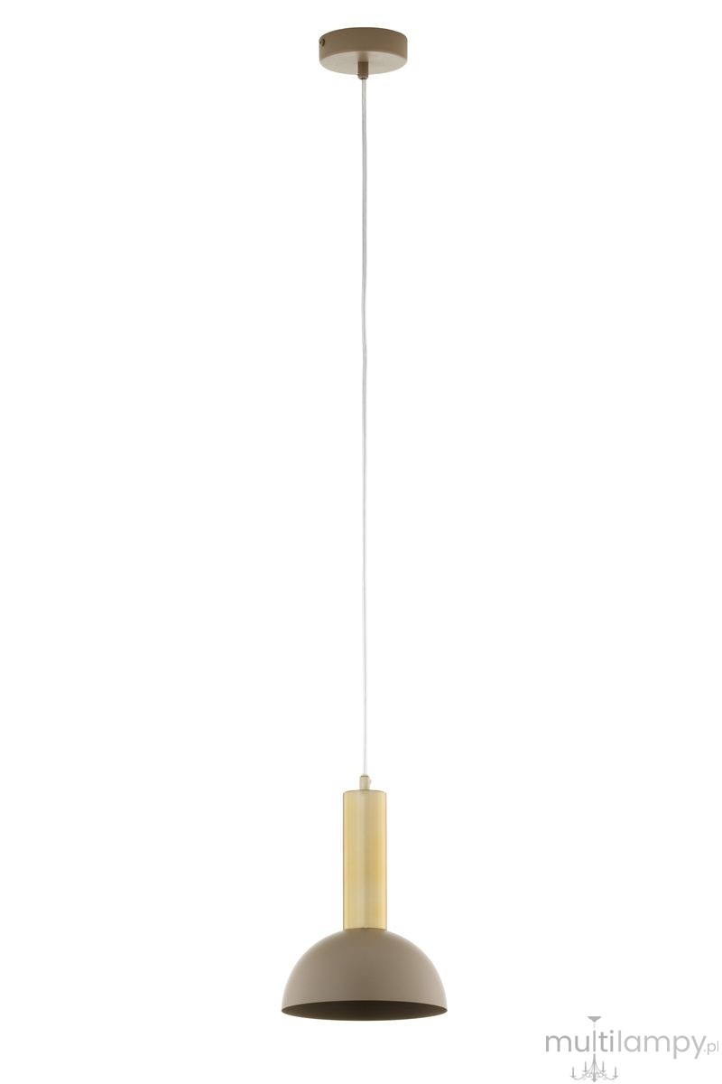 Vitrum Kopuła D19 lampa wisząca 1xE27 beżowa/złota 41714