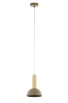 Vitrum Kopuła D19 lampa wisząca 1xE27 beżowa/złota 41714