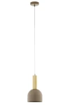 Vitrum Gold Dzwonek D17 lampa wisząca 1xE27 beżowa/złota 41715