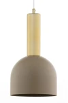 Vitrum Gold Dzwonek D17 lampa wisząca 1xE27 beżowa/złota 41715