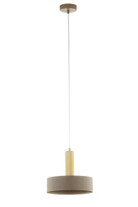 Vitrum Gold Koło D27 lampa wisząca 1xE27 beżowa/złota 41717